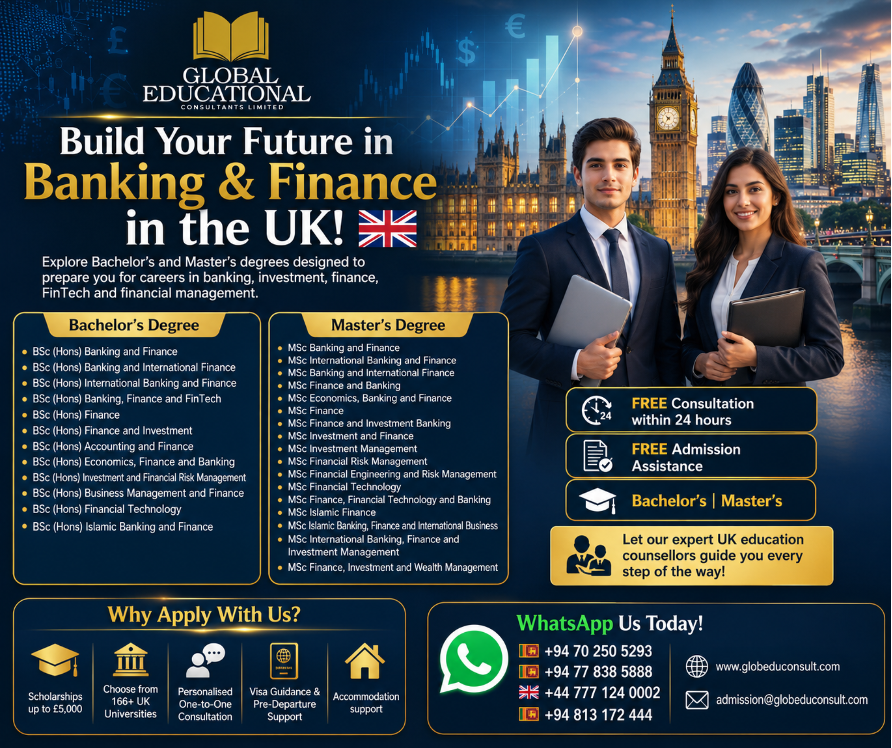 Build Your Future in Banking & Finance in the UK!